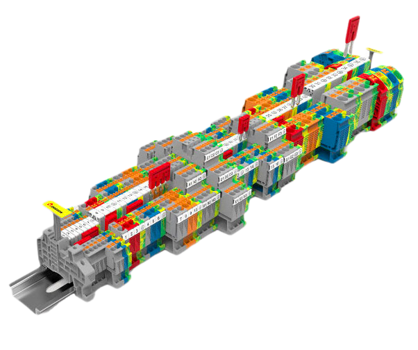 bloc de jonctions Rail DIN Degson